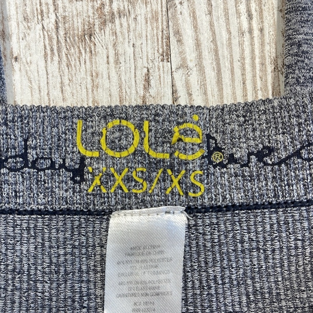 Lole Charcoal Gray Heather Beloved Seamless Athletic Leggings Size XXS/XS - Picture 7 of 11